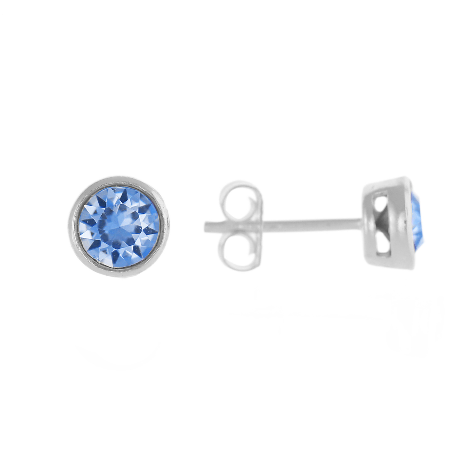 4PCS 925 Sterling Silver CZ Stud Earrings Set – Cubic Zirconia & Opal Look – Women’s Jewelry Set