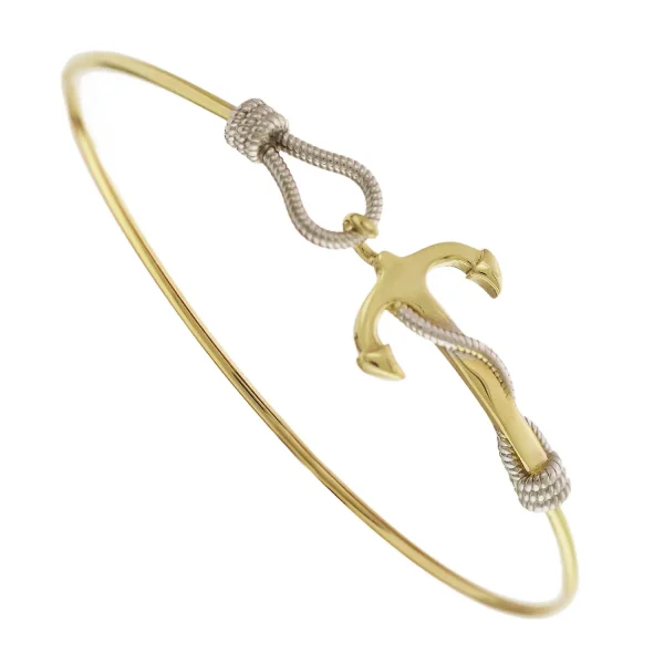 GX12 - 9ct Yellow Gold Nautical Bangle