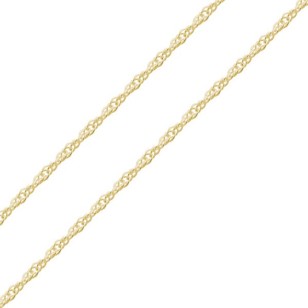 G184 - 9ct Yellow Gold Prince of Wales Rope Chain – 2.6mm Wide