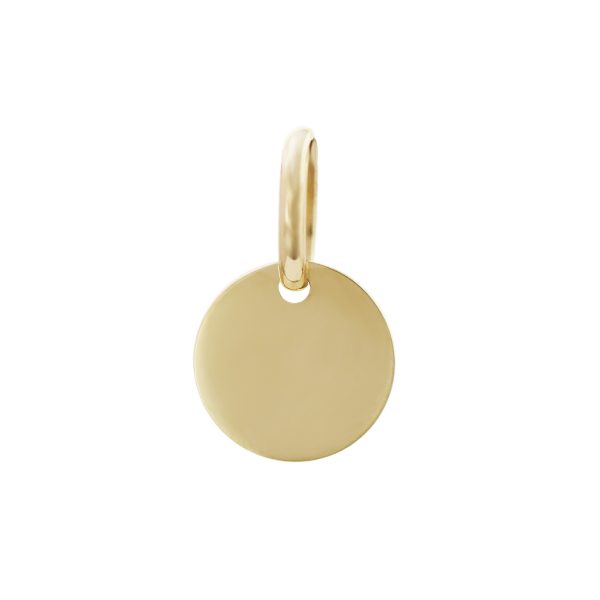 GDR8 - 9ct Yellow Gold 8mm Engravable Round Disc