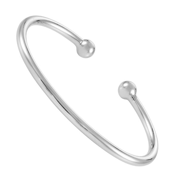 STB590 - Sterling Silver Torque Bangle