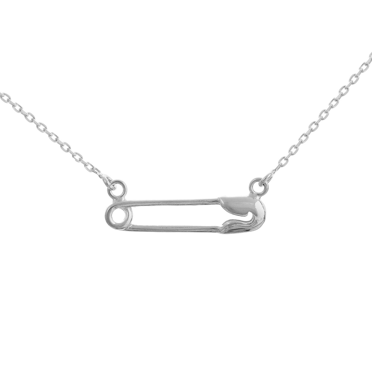 Safety Pin Necklace | Customizable Jewelry | Nickel & Suede