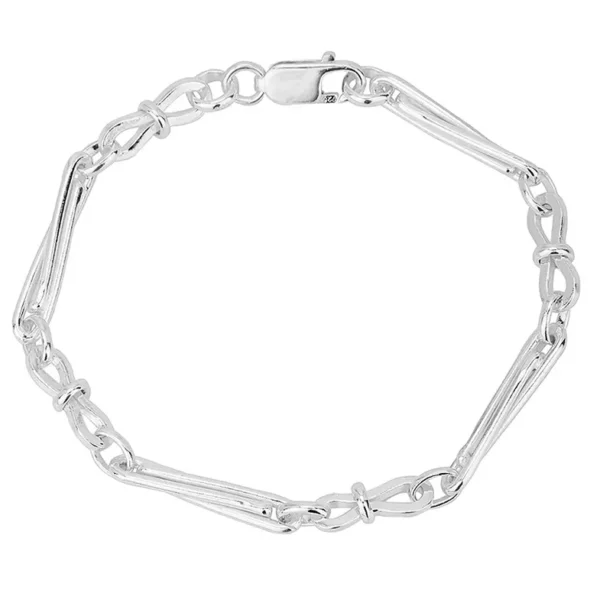 SHM235 - Sterling Silver Handmade Chain with Lobster Clasp - 5.9mm Wide