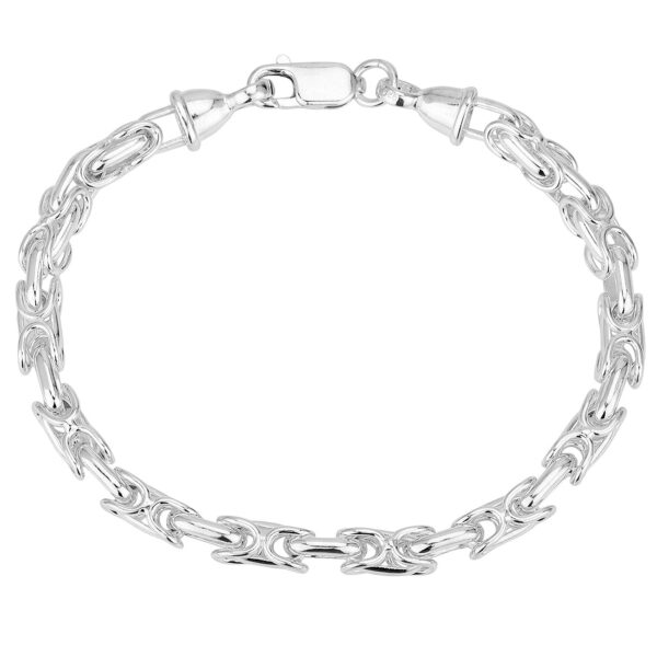 S360 - Sterling Silver Handmade Chain with Lobster Clasp - 5.1mm Wide