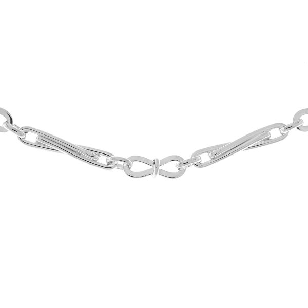 SHM235 - Sterling Silver Handmade Chain with Lobster Clasp - 5.9mm Wide