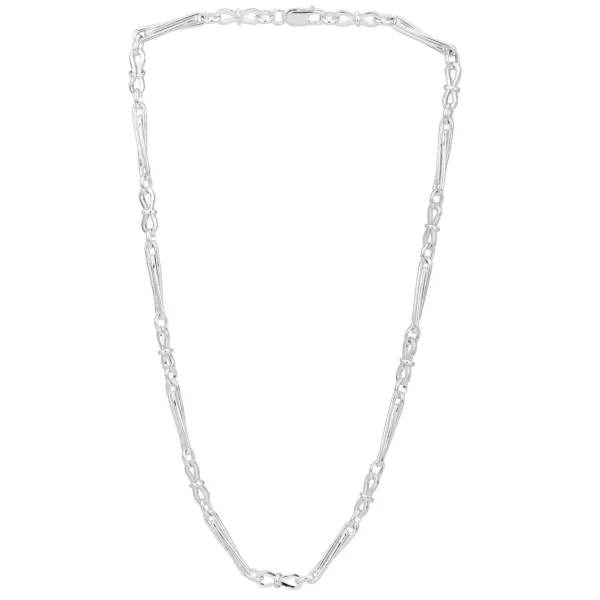 SHM235 - Sterling Silver Handmade Chain with Lobster Clasp - 5.9mm Wide
