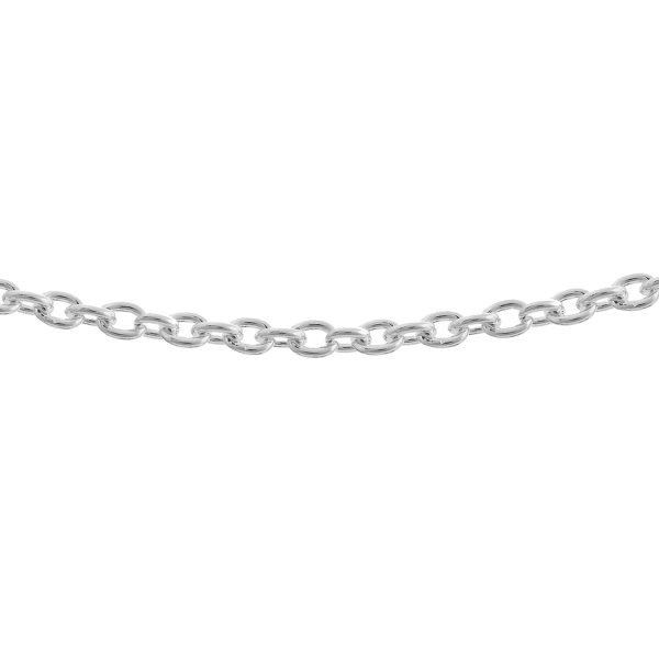 S163 - Sterling Silver Cable/Trace Chain with Lobster Clasp - 4.5mm Wide