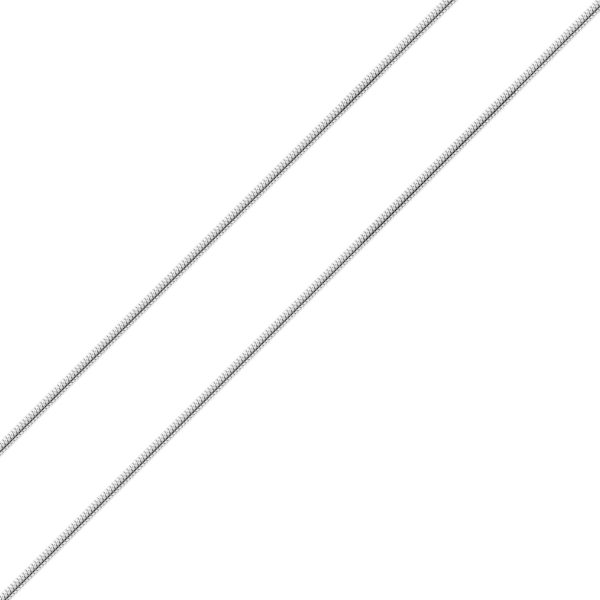 SNAKE14 - Sterling Silver Snake Necklace - 1.4mm Wide