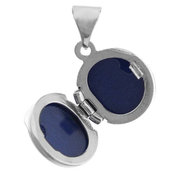 SPL110 - Sterling Silver Minature (10mm) Plain Round Locket