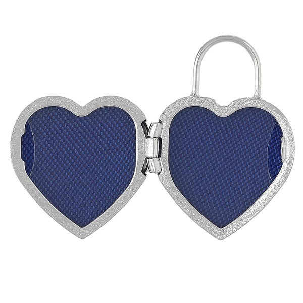SPL24 - Sterling Silver 15mm Heart Shaped Locket with Keyhole