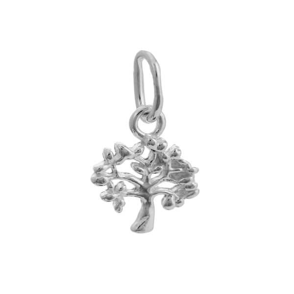 SP601 - Sterling Silver 8mm Tree of Life Pendant/Charm