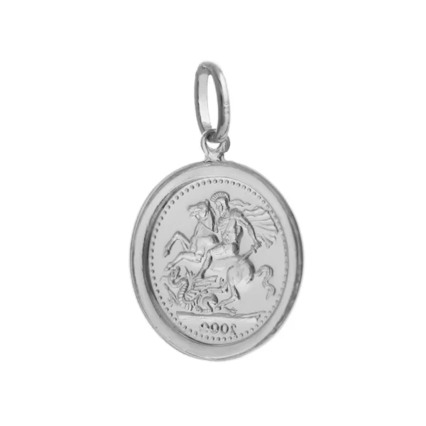 STCVJ - 17mm Sterling Silver Victoria Jubilee Pendant