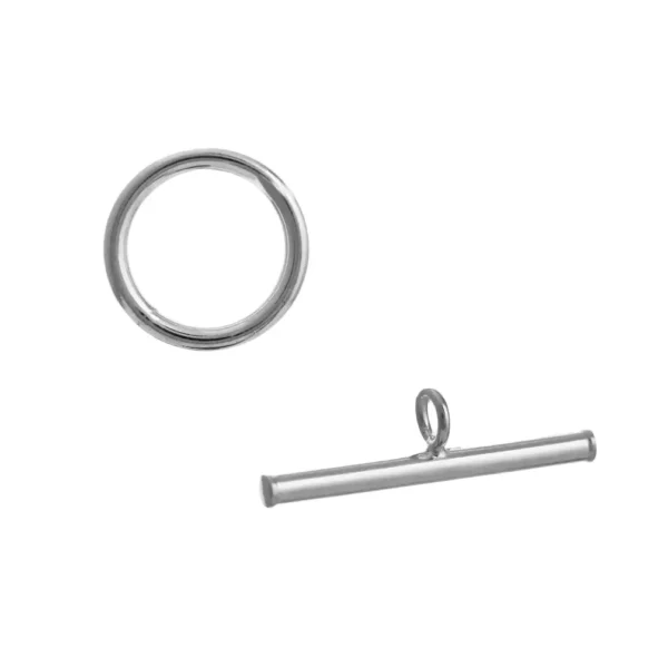 SM007/PLSET - Sterling Silver 23mm T-Bar and Ring - Sold Individually