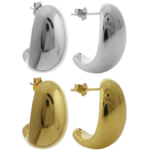 SE802 - 22.5mm Sterling Silver Stud Earrings – Various Finishes